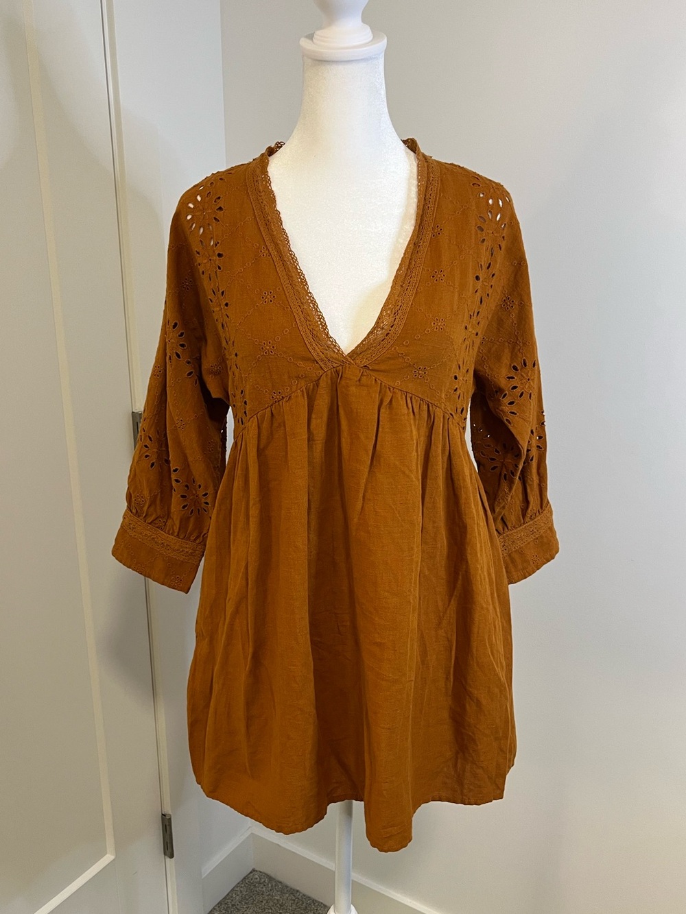 ZARA Rust Babydoll Romper  - FREE SHIPPING on Bundles $85+